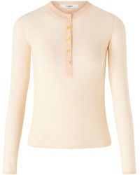 Chloé - Pull À Col Boutonné - Lyst