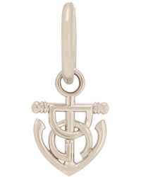 Dolce & Gabbana - Single Stud Earring With "marina"anchor - Lyst