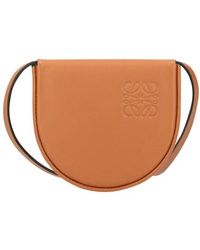 Loewe Small Heel Pouch - Natural