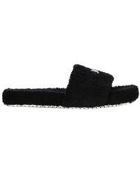 Dolce & Gabbana - Terrycloth Sliders With Logo Tag - Lyst