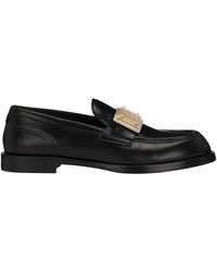 Dolce & Gabbana - Brushed Calfskin Loafers - Lyst