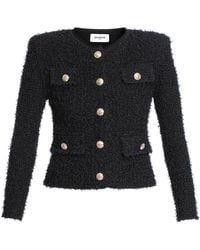 Balmain - Double-Breasted Tweed Jacket - Lyst