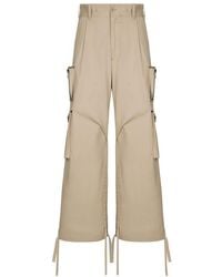 Dolce & Gabbana - Cotton Gabardine Cargo Pants - Lyst