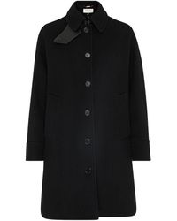 Chloé - Manteau À Col Montant En Laine Vierge - Lyst