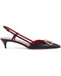 Valentino Valentino Garavani Slingback Court Shoes - Black