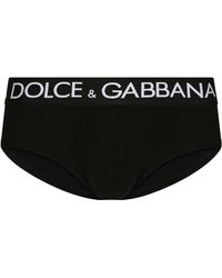 Dolce & Gabbana - Brando-Slips aus Baumwolljersey im Doppelpack - Lyst