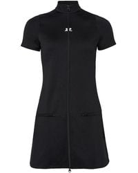 Courreges - Interlock Tracksuit Mini Dress - Lyst
