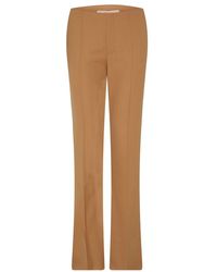 Chloé - Tailored Wool Pants With Asymmetrical Ankles - Lyst