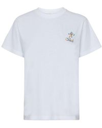 Chloé - Round-Neck T-Shirt - Lyst