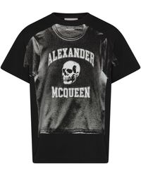 Alexander McQueen - T-shirt à logo - Lyst