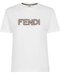 Fendi - Regular-Fit T-Shirt - Lyst