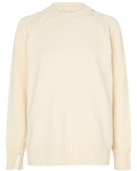 Rohe - Raw-Edge Wool Cashmere Sweater - Lyst