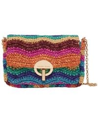 Vanessa Bruno - Woven Leather Small Moon Bag - Lyst