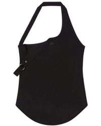 Courreges - Undressed 90's Rib Buckle Tank Top - Lyst
