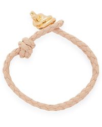 Bottega Veneta - Braid Leather Bracelet - Lyst