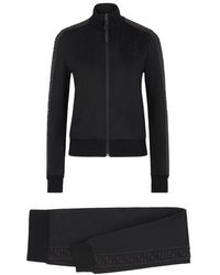 Ensemble veste et pantalon de survetement Synthétique Fendi en coloris Noir Femme Vêtements Articles de sport et dentraînement Survêtements 