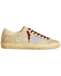 Golden Goose - Super-Star Sneakers With Double Quarters - Lyst