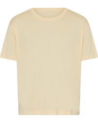 Lemaire - Weiches Kurzarm-T-Shirt - Lyst