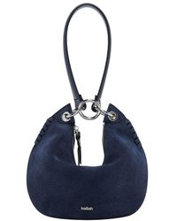 Ba&sh - Suede Swing Bag One Size Navy - Lyst