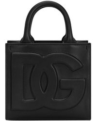 Dolce & Gabbana - Mini Leather Dg Daily Tote Bag - Lyst
