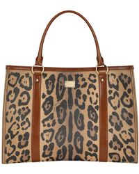 Dolce & Gabbana - Shopper With Branded Plate - Lyst