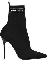 Balmain Skye Ankle Boots - Black