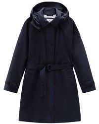 Woolrich - Trenchcoat Fayette mit abnehmbarer Kapuze - Lyst