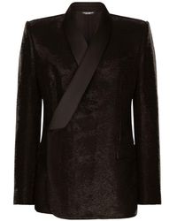 Dolce & Gabbana - Double-Breasted Sicilia Tuxedo Jacket - Lyst