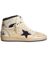Golden Goose - Sneakers Sky-Star en nylon et cuir avec étoile en daim - Lyst