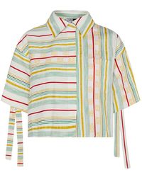 Loewe - Short Striped Shirt - Lyst