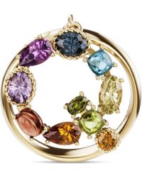Dolce & Gabbana - Rainbow alphabet Q ring in yellow gold with multicolor fine gems - Lyst