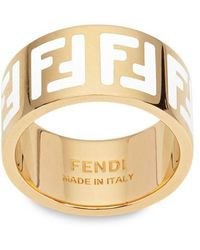fendi gold rings
