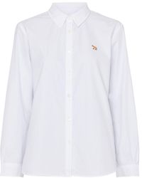 Maison Kitsuné - Classic Shirt With Baby Fox Logo - Lyst