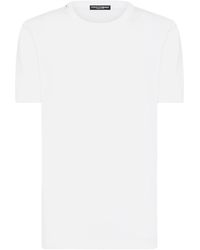 Dolce & Gabbana - T-shirt en coton à logo - Lyst