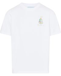 Casablancabrand - Bedrucktes T-Shirt - Lyst