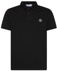 Stone Island Polo T-shirt in Blue for Men | Lyst UK