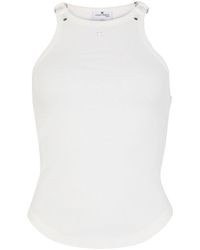 Courreges - Buckle 90's Rib Tank Top - Lyst