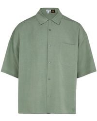 Loewe - Short-Sleeved Linen And Viscose Shirt - Lyst