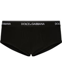 Dolce & Gabbana - Brando-Slips aus Baumwolle im Doppelpack - Lyst