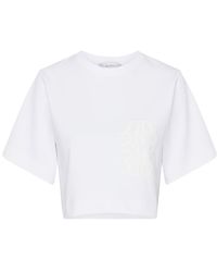 Max Mara - Messico Cropped T-Shirt - Lyst