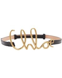 Chloé - Guertel Iconic Aus Leder - Lyst