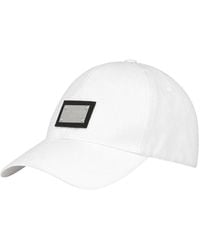 Dolce & Gabbana - Cotton Baseball Cap With Logo Tag - Lyst