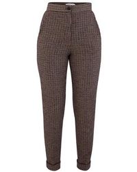 Harris Wharf London Pantalon droit - Marron