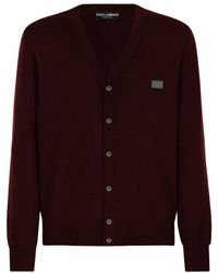 Dolce & Gabbana - Cashmere And Wool Cardigan - Lyst