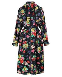 Moncler Parka imprimée Accra - Bleu