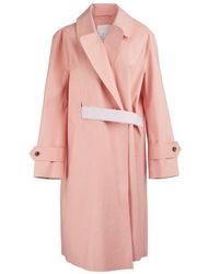 Maison Margiela Oversized Trench Coat - Pink