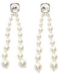 JW Anderson Chandelier Pearl & Crystal Earrings - Multicolour