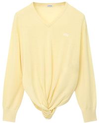 Loewe - Drapierter Pullover Aus Wolle - Lyst