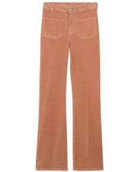 Vanessa Bruno - Cotton Dompay Flare Trousers - Lyst