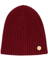 Dolce & Gabbana - Knit Cashmere Hat With Dg Patch - Lyst